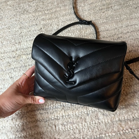 Yves Saint Laurent Handbags - Loulou Toy Matelasse Calfskin Flap-Top Shoulder Bag